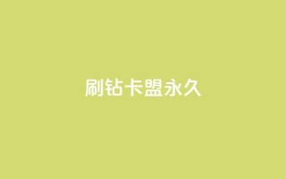 qq刷钻卡盟永久