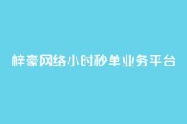 梓豪网络24小时秒单业务平台,抖音业务点赞真人 - dy业务下单24小时最低价 - 抖音24小时在线商城