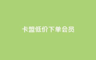 卡盟低价下单会员 - 抖音平台业务接单