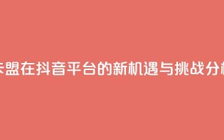 卡盟在抖音平台的新机遇与挑战分析