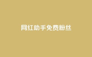 网红助手免费粉丝,01元一万赞网站 - qq下单平台全网最低价 - 超低价qq空间业务
