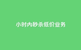 24小时内秒杀低价KS业务