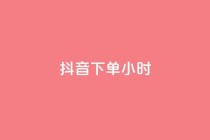 抖音下单24小时,说说赞自助易 - dy卡盟业务自助平台 - 和平精英科技24小时自助下单