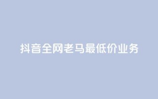 抖音全网老马最低价业务,点赞24小时服务平台 - dy24小时下单平台评论 - QQ动态自动秒赞