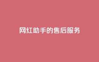 网红助手的售后服务,qq空间访问10人怎么弄 - 全网24小时自助下单网站在线 - qq空间免费点赞赞