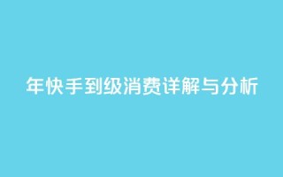 2024年快手1到120级消费详解与分析