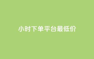 24小时下单平台最低价,卡盟货源批发网 - 低价一万qq空间访客量 - 点赞下单平台自助