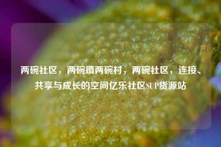 两碗社区，两碗镇两碗村，两碗社区，连接、共享与成长的空间亿乐社区SUP货源站