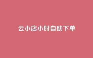 云小店24小时自助下单,抖音点赞充值24小时 - 拼多多24小时助力平台 - ks业务自助下单软件最低价