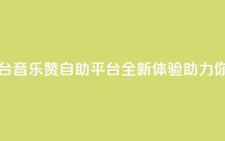 斗音赞自助平台 - 音乐赞自助平台：全新体验助力你的音乐SEO!