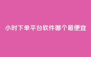 24小时下单平台软件哪个最便宜,24小时秒单业务平台免费 - 颜夕卡盟平台官网 - 1毛钱10000播放量快手创业