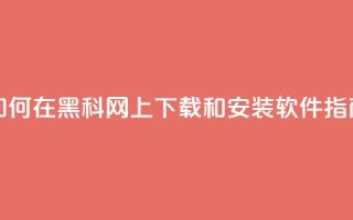 如何在黑科网上下载和安装软件指南