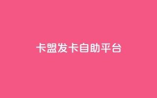 卡盟发卡自助平台,梓豪秒赞网 - 小红书低价买号平台 - dy业务全网最低价