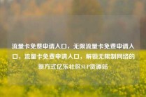 流量卡免费申请入口，无限流量卡免费申请入口，流量卡免费申请入口，解锁无限制网络的新方式亿乐社区SUP货源站