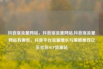 抖音涨流量网站，抖音涨流量网站,抖音涨流量网站有哪些，抖音平台流量增长与策略推荐亿乐社区SUP货源站