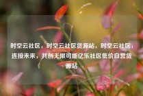 时空云社区，时空云社区货源站，时空云社区，连接未来，共创无限可能亿乐社区低价自营货源站