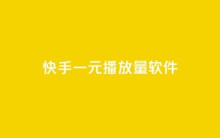 快手一元10000播放量软件,快手平台业务网站 - 快手自助平台在线下单正规 - dy自助商城