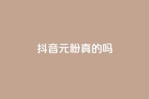 抖音1元1000粉真的吗 - 抖音1元1000粉是否可信？深度解析！!