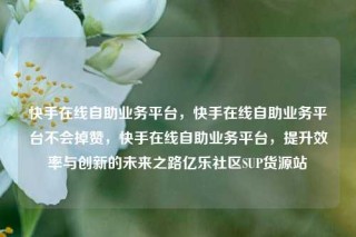 快手在线自助业务平台，快手在线自助业务平台不会掉赞，快手在线自助业务平台，提升效率与创新的未来之路亿乐社区SUP货源站